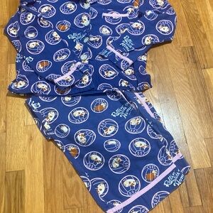 Paul Frank Blue and Pink Pajama Set